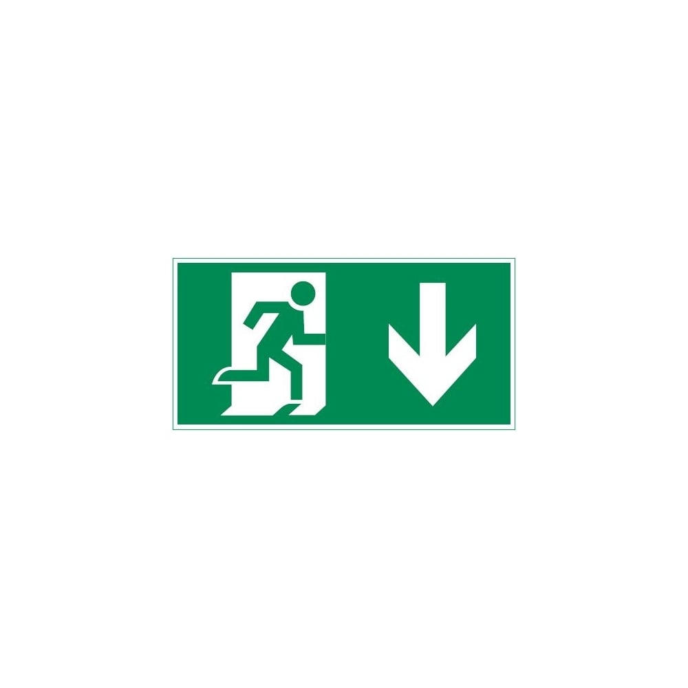 Изображение товара Пиктограмма VARTON стрелка вниз 300х150мм для светильника