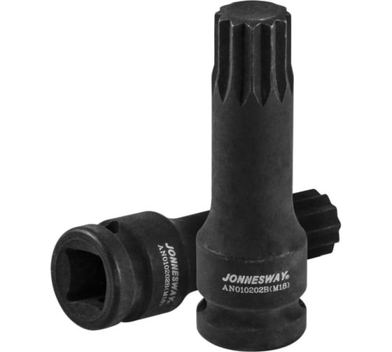 Изображение товара Торцевая насадка для задней ступицы автомобилей VAG (1/2"; M18; 78 мм) Jonnesway AN010202B 49446