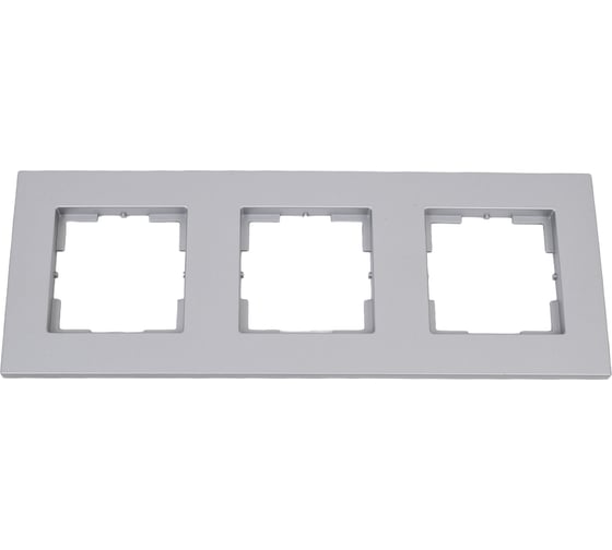 Изображение товара Трехместная рамка Кунцево-Электро "аксиома" мрфи11.16.00.00 алюминий 121028