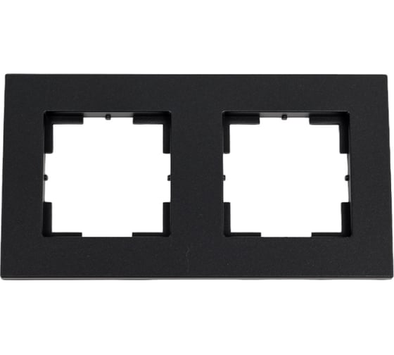 Изображение товара Двухместная рамка Кунцево-Электро "аксиома" мрфи11.15.00.00 антрацит 121040