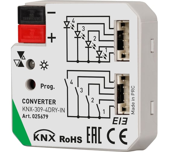 Изображение товара Конвертер ARLIGHT INTELLIGENT KNX-309-4DRY-IN 1шт 025679