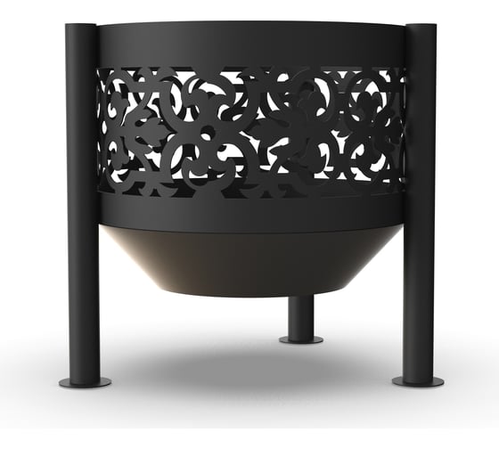 Изображение товара Костровая чаша Fire-House Ажурная диам. 1000 мм, на трубчатых ножках Ch-1000ажурная