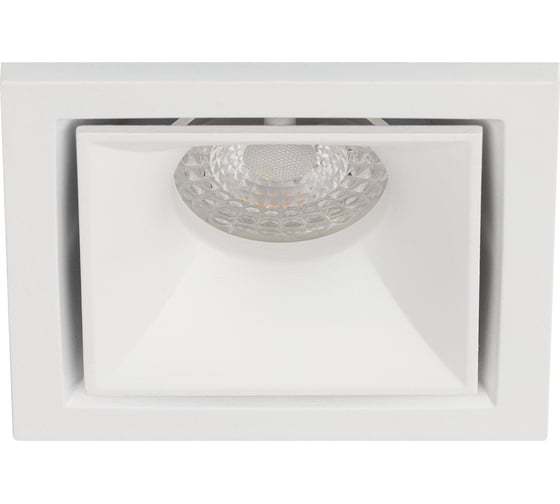 Изображение товара Встраиваемый светильник ЭРА KL101 WH MR16 GU5.3 алюминиевый, белый Б0055586