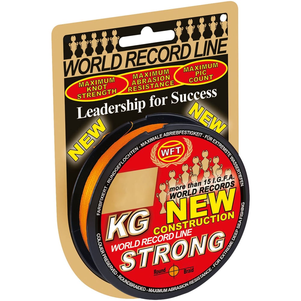 Изображение товара Плетеная леска WFT KG STRONG Orange 300/025 1D-C-826-025
