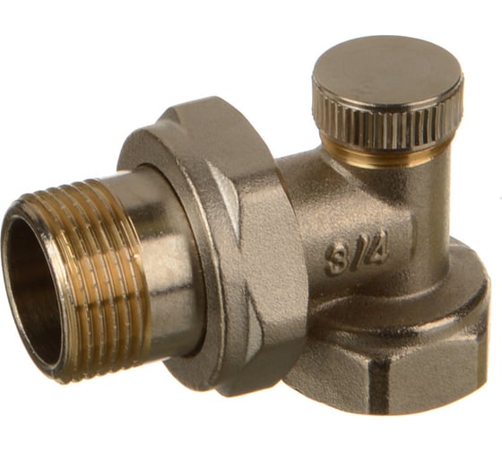 Изображение товара Запорный клапан для радиатора Terma угловой 3/4" (33956) 26243