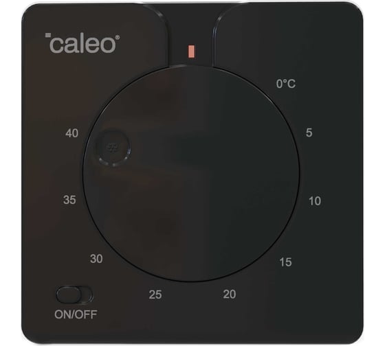 Изображение товара Терморегулятор Caleo C430 black встраиваемый, аналоговый, 3.5 кВт  0К-00000791