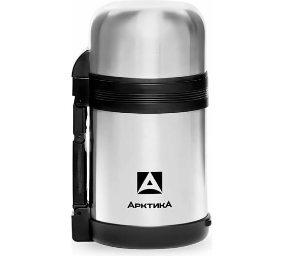 Изображение товара Стальной универсальный термос для еды и напитков Арктика 0.8 л 201-800