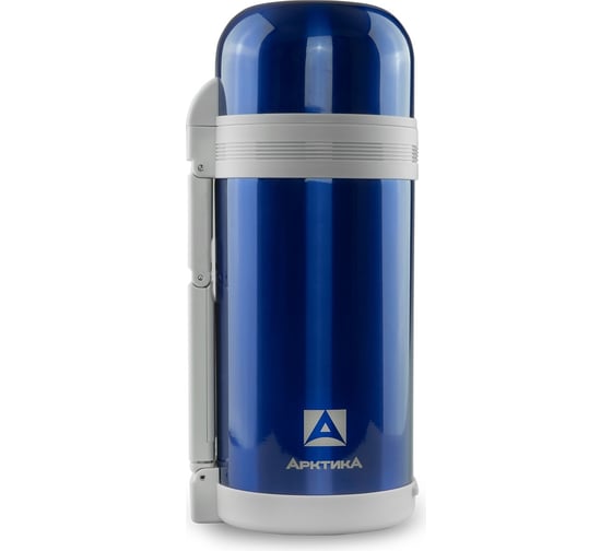 Изображение товара Универсальный термос для еды и напитков Арктика 1.2 л, с супер-широким горлом, синий 202-1200-BL