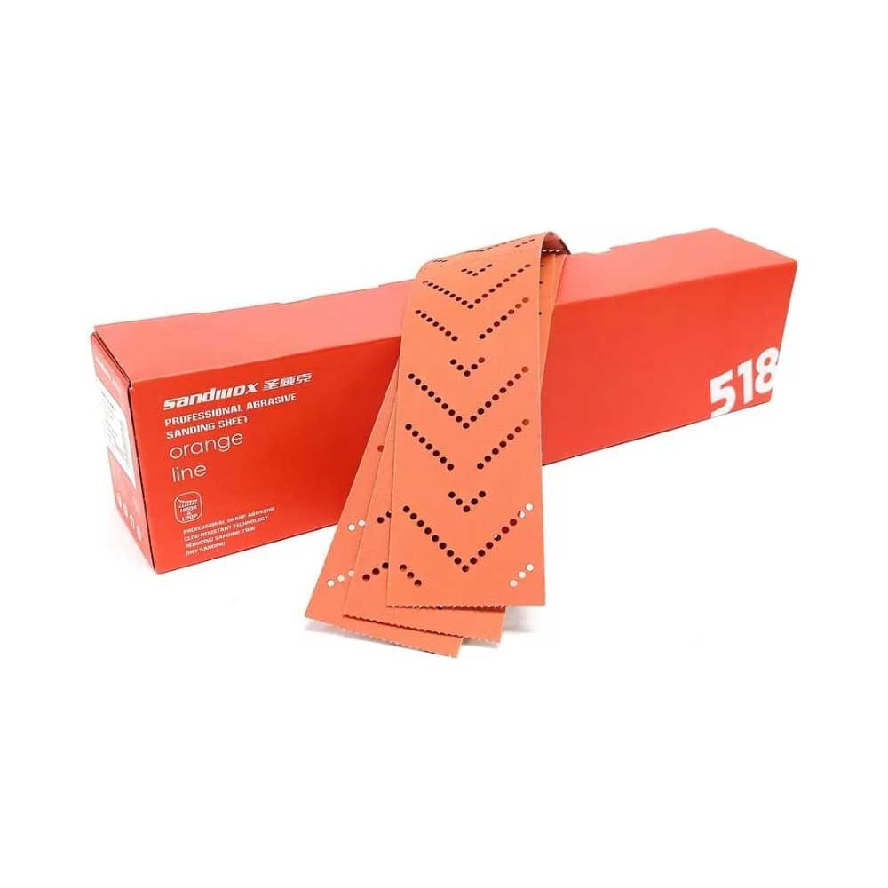 Изображение товара Полоски шлифовальные на пленочной основе 518 LC ORANGE CERAMIC R80 70х400 мм 50 шт