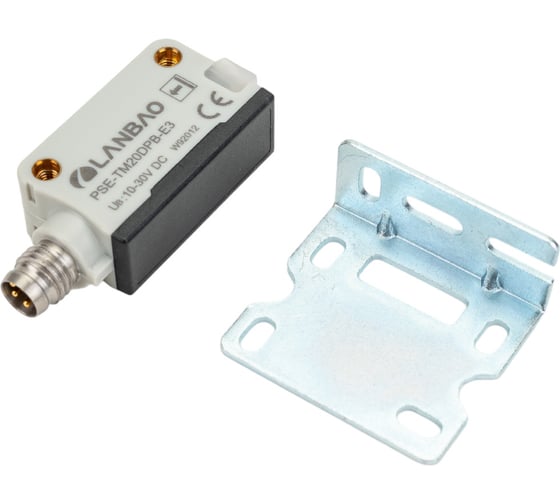 Изображение товара Оптический датчик барьерный (приёмник) Lanbao PSE-TM20DPB-E3, Sn=20000 мм, PNP NO/NC (Програм)10...30DC, разъем М8, 07-00036878