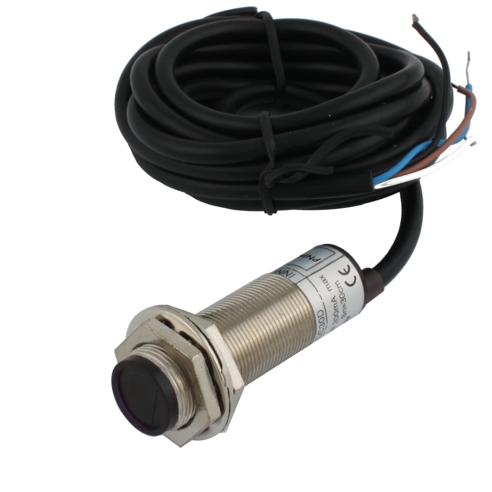 Диффузионный фотодатчик INNOCONT PES-D18-POC30D (cable) - фото 1