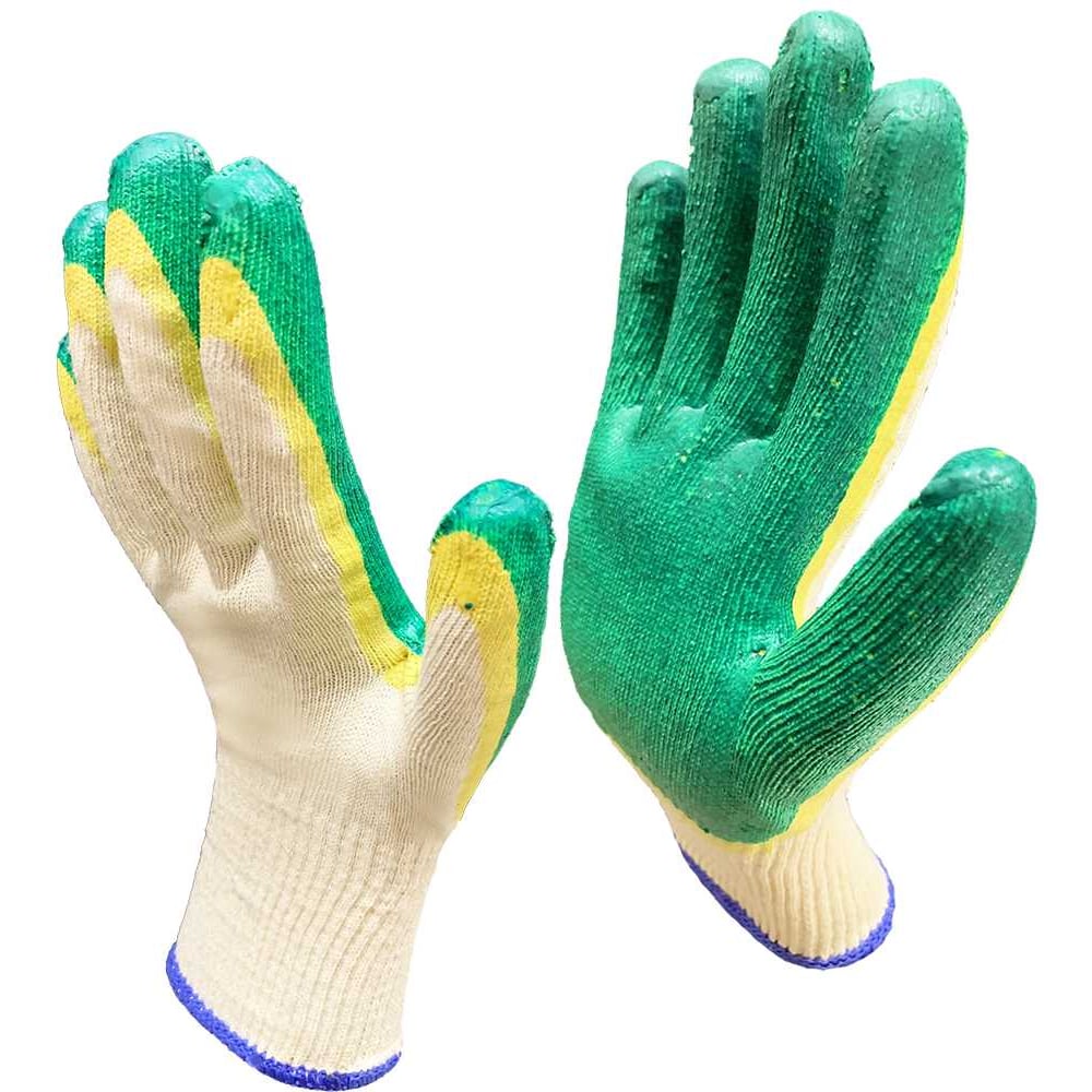 Изображение товара Перчатки рабочие СТАНДАРТ-2Л, х/б с двойным латексным покрытием, 200 пар Master-Pro® 3013-CLA2-200