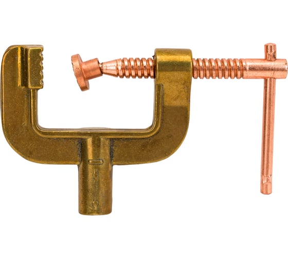 Изображение товара Зажим заземления C-образный (500 А; 70 кв.мм) Blue Weld 802536