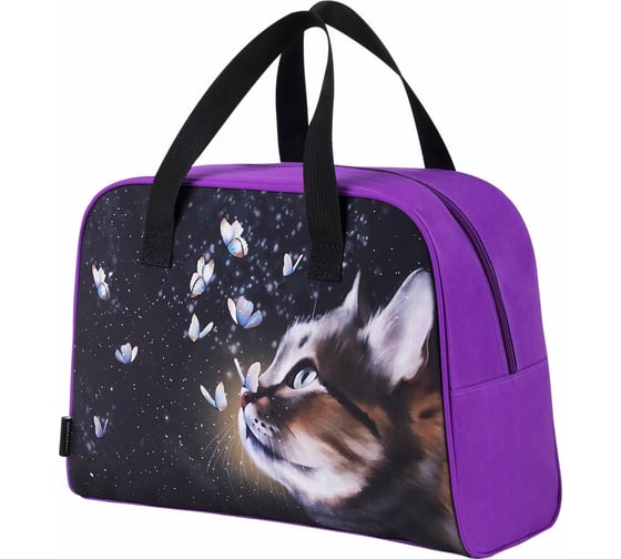 Изображение товара Сумка для внешкольных занятий с ручками BRAUBERG dream cat 35x25x15 см, 271592