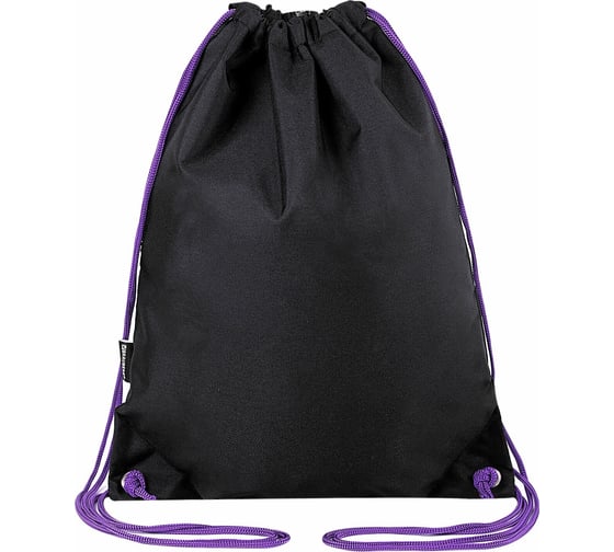 Изображение товара Мешок для обуви BRAUBERG плотный, карман на молнии, подкладка, 43x33 см, neon purple 271626