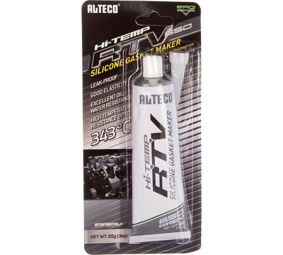 Изображение товара Высокотемпературный силиконовый герметик прокладок ALTECO СЕРЫЙ 85гр 87409J00
