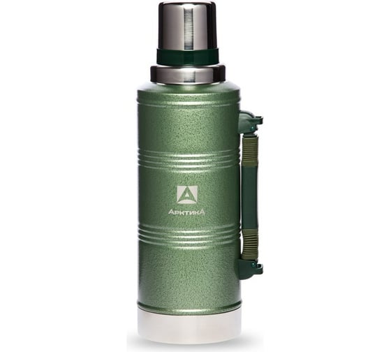 Изображение товара Термос Арктика Уазик, 2.2 л, зеленый, с ручкой 106-2200Р-GN