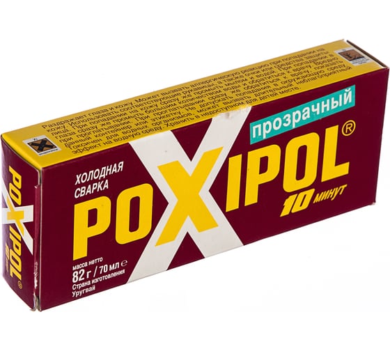 Изображение товара Прозрачная холодная сварка POXIPOL 70мл 00269