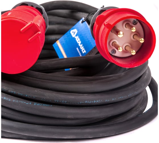 Изображение товара Промышленный силовой удлинитель КГ 5х4 30м АТЛАНТ CORD_KG5_4_30
