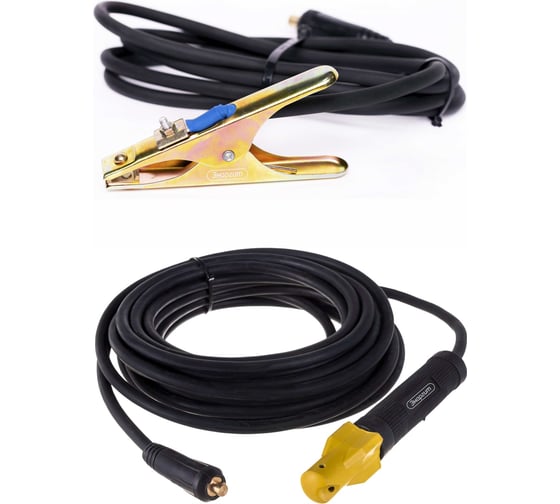 Изображение товара Комплект сварочных проводов Handy КГ 1x16 (3+3 метра, вилка 10-25) энаргит КС116-33-1025-Handy