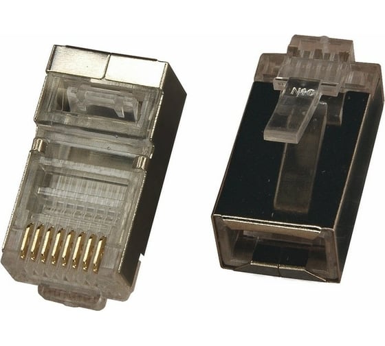Изображение товара Разъем REXANT RJ-45(8P8C), под витую пару, F/UTP, CAT 5e 05-1023