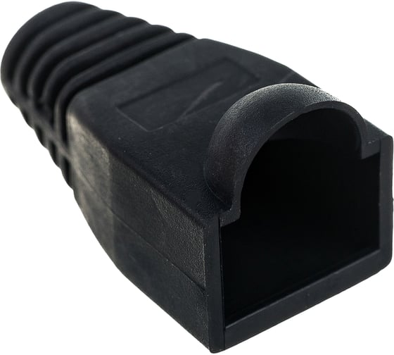 Изображение товара Изолирующий колпачок для разъемов RJ-45 REXANT, черный, 100 шт. 05-1210