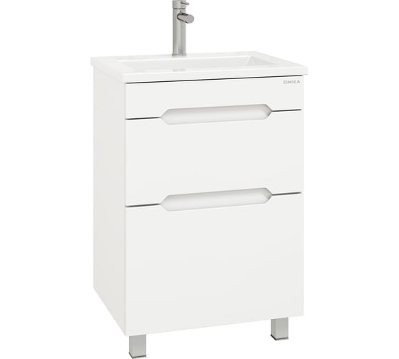Изображение товара Тумба Onika Айленд 50 напольная, белая (ум. Como 50/Фостер 50) 105039