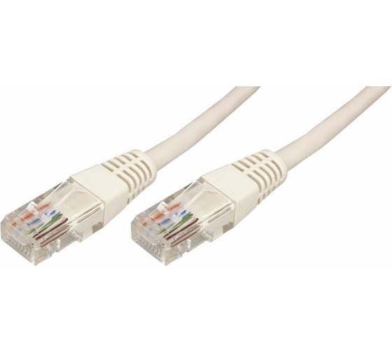 Изображение товара Патч-корд U/UTP, CAT 5e, RJ45-RJ45, PVC серый, 20 м REXANT 18-1011
