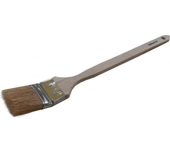 Изображение товара Радиаторная кисть BOHRER Стандарт 50 мм, 2", натуральная щетина, деревянная рукоятка 81250100