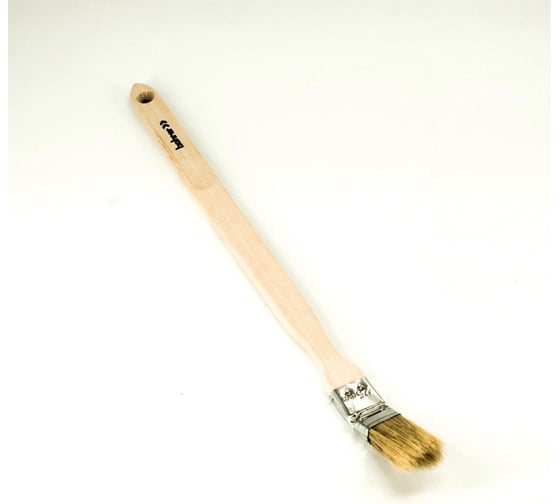 Изображение товара Радиаторная кисть BOHRER Стандарт 25 мм, 1", натуральная щетина, деревянная рукоятка 81225100