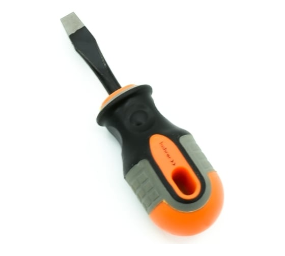 Изображение товара Отвёртка BOHRER Комфорт SL6x38 мм, магнитная, сталь CrV, трехкомпонентная рукоятка 42136038