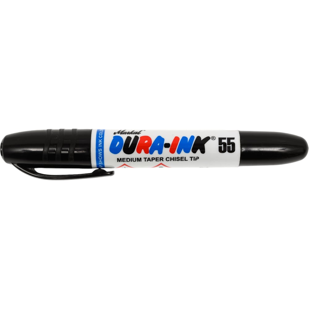 Маркер Markal DURA-INK 55 MEDIUM CHISEL TIP BLACK черный 96529