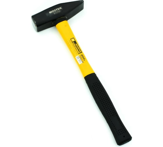 Изображение товара Слесарный молоток BOHRER 800 г, рукоятка фиберглас, квадратный боек, cталь 45 5712108