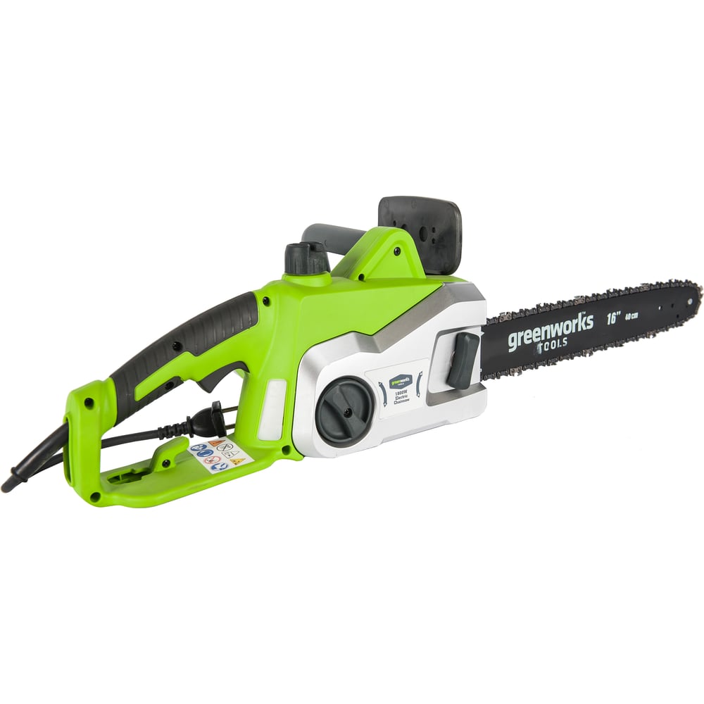 Изображение товара Электрическая цепная пила Greenworks GCS1840 40 см мощность 1800 Вт