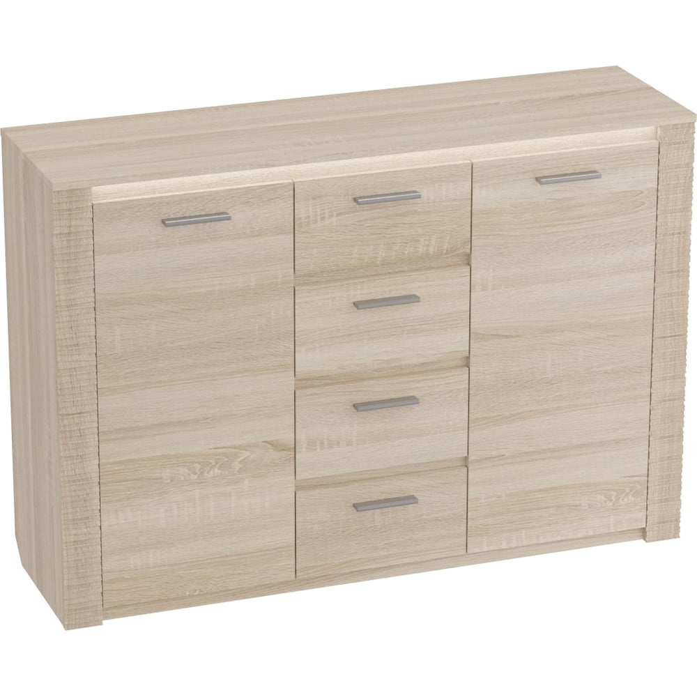 Изображение товара Комод Мебельград Элана спальня дуб сонома 1396, современный дизайн