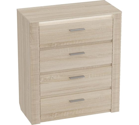 Изображение товара Комод Мебельград Элана спальня, 850, дуб сонома 9187_2