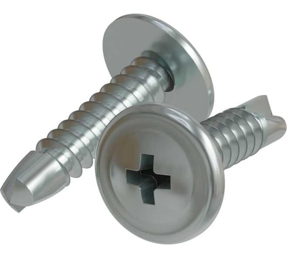 Изображение товара Саморез с прессшайбой и буром Система КМ M4,2х19 мм упак. 500 шт KR0134 SHS-19B-KM