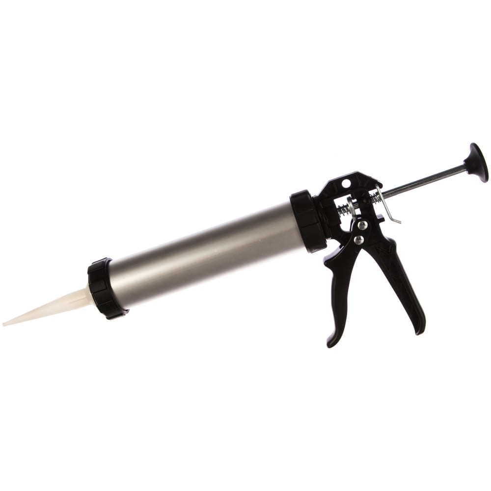 Пистолет-шприц для герметика МАСТАК алюминиевый шприц для герметика мастак 136 00002