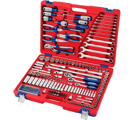 Изображение товара Универсальный набор инструментов МАСТАК 174 предмета 01-174C