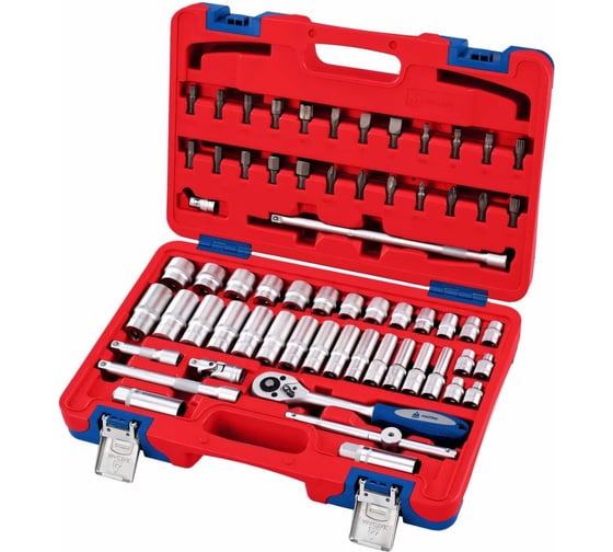 Изображение товара Универсальный набор инструментов МАСТАК 64 предмета 01-064C