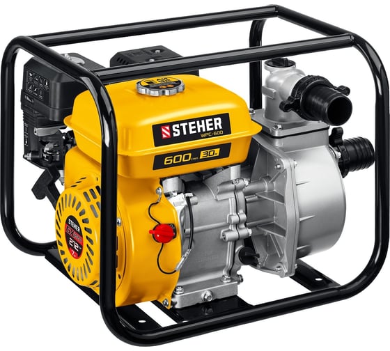 Изображение товара Бензиновая мотопомпа STEHER 600 л/мин WPC-600