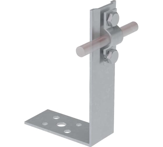 Изображение товара Угловой держатель болтовой Система КМ для прутка D5-10 мм H150 мм HD MA0153 UDB-H150-D5-10 HD