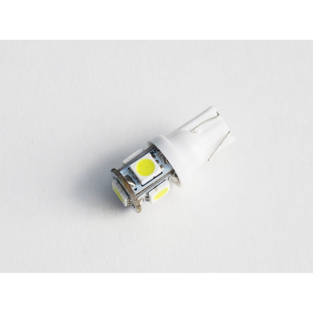 Изображение товара Автомобильная светодиодная лампа W5W 5SMD 5050 WHITE 5125 2 шт