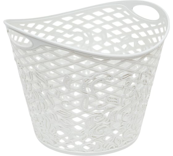 Изображение товара Универсальная корзина IDILAND Sakura круглая 3.1 л, 210x200x163 мм светло-серый 221306121/03