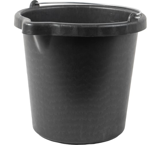 Изображение товара Строительное ведро КЭС черное с носиком 12л 2 2ВИ