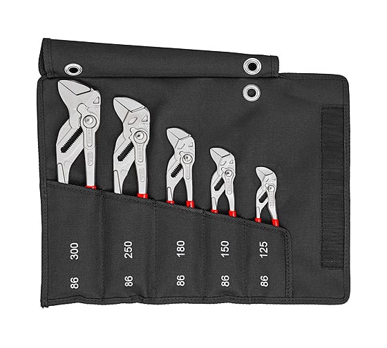 Изображение товара Набор из 5-ти клещевых ключей Knipex в сумке-скрутке KN-001955S4