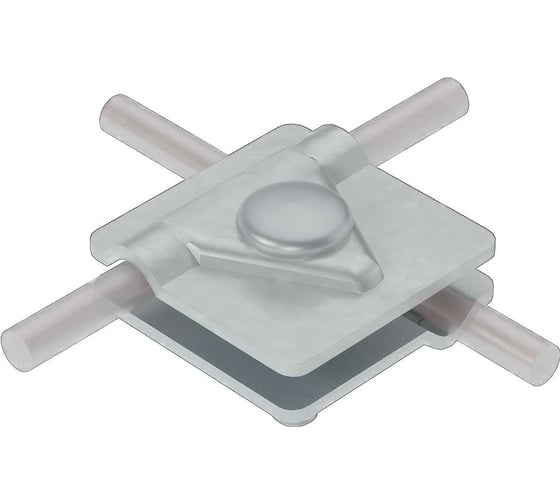 Изображение товара Универсальный соединитель Система КМ для прутка D5-10 мм с 2 пластинами 40х40 мм TD MA0282 2USM-D5-10 TD