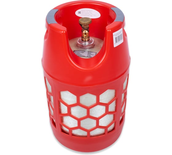 Изображение товара Баллон полимерно-композитный газовый, красный, 18 л (LPG/СУГ) RSV COMPOSITE RSV18RED