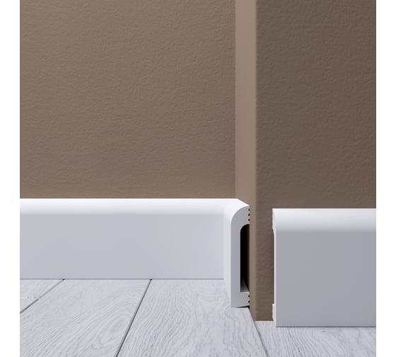 Изображение товара Напольный плинтус Де-Багет XPS POLYMER Н 6  00-00106154