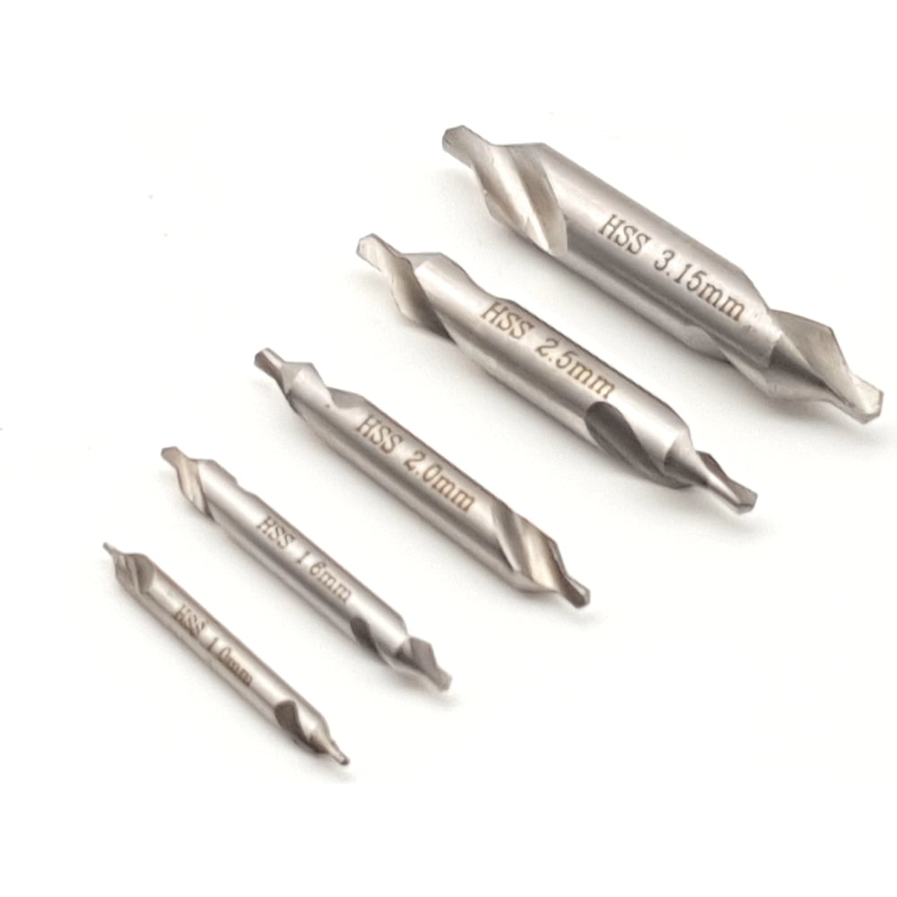 Изображение товара Комплект сверл центровочных ТЕХНОРЕАЛ МА400101557 1.0-3.15 мм тип А Р6М5 широкий ассортимент